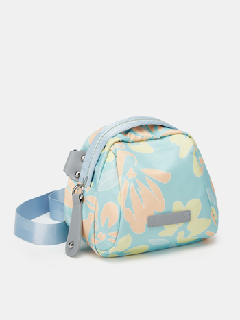 Ležerna nylon crossbody torba s zatvaračem, džep za telefon, mekana konstrukcija, poliester podstava