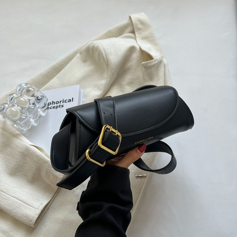 Ženska crossbody torba, casual stil, mala kružna torba, poliester, zatvaranje poklopca, proljeće 2025