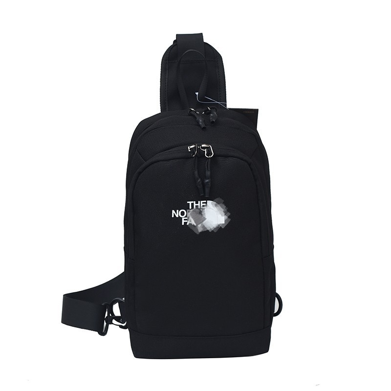 Chest bag – vodootporan najlon, velika kapaciteta, zatvarač, unutarnja džep s zipom, ulični stil