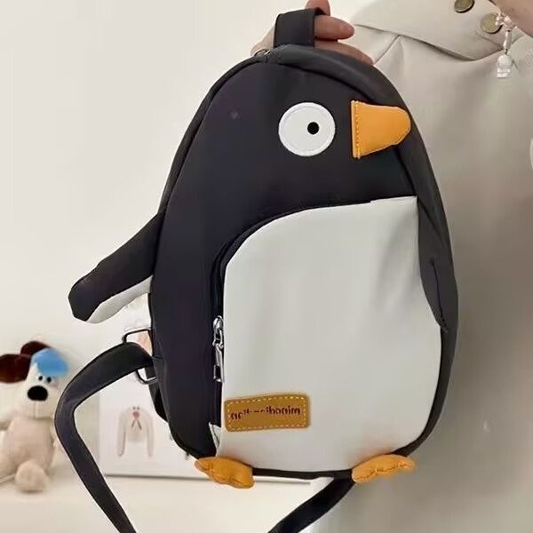 Pingvin torba preko prsa – PU materijal, podstava od najlona, unisex stil, proljeće 2025, svakodnevna uporaba