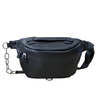 Ženska crossbody torba, ulični stil, PU koža, proljeće 2025, zatvaranje na zip, unutarnji džepovi: džep sa zipom, džep za telefon, džep za identifikacijsku karticu, trodimenzionalni dizajn