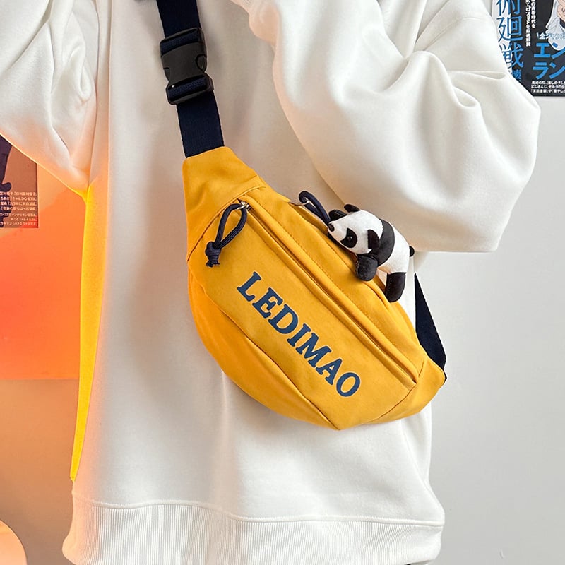 Ženska crossbody torba – gradska jednostavnost, najlon, zatvarač, unutarnja pretinac s zatvaračem, trodimenzionalan vanjski oblik, proljeće 2025