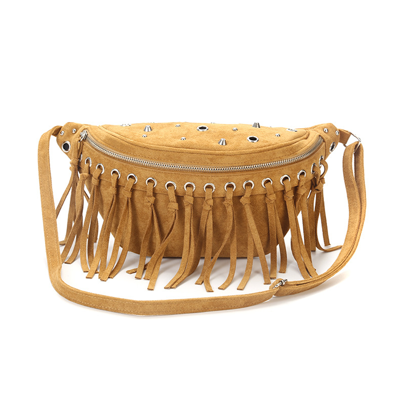 Crossbody torba s resicama, oblik potkove, retro ovalni dizajn, platno vanjski dio, poliester podstava, zatvarač, jedna naramenica, džep za telefon, 3D vanjski dizajn, proljetće 2025 izdanje