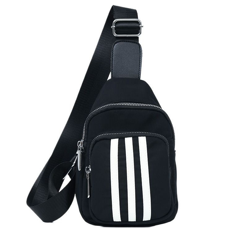 Ženska crossbody torba od Oxford tkanine – lagana, gradski stil, zatvarač, unutarnja džep s zatvaračem, unutarnji patch džep, poliester podstava