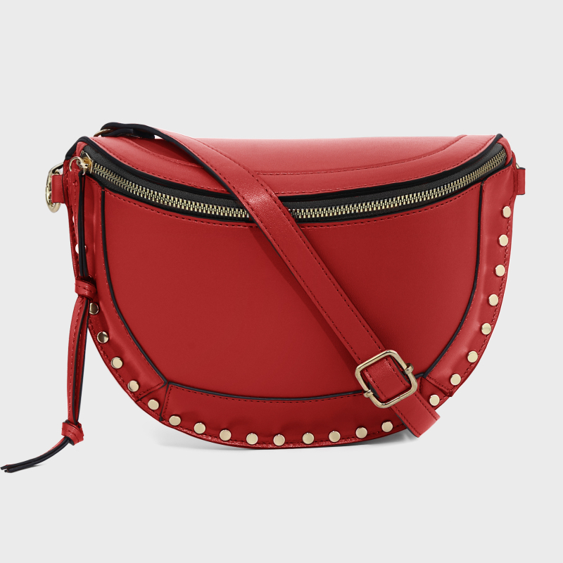 Geantă de umăr din pânză crossbody cu buzunar pentru căști, formă ovală, fermoar, fără căptușeală, buzunar intern, curea unică, primăvara 2025.