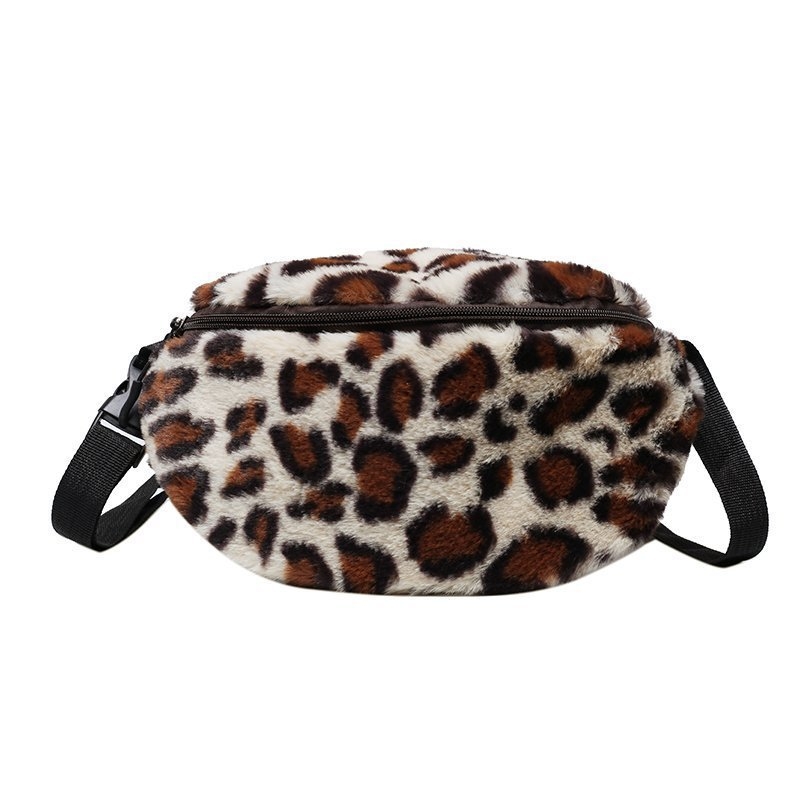 Ženska crossbody torbica od pliša, Dumpling Bag stil, školjkasti oblik, zatvaranje na zip, poliester podstava