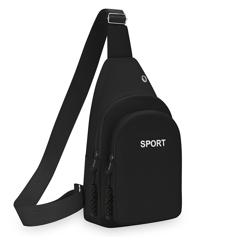 Višestruka ženska crossbody torba velikog kapaciteta, Oxford platno, zatvarač, džep za mobitel, gradski minimalistički stil, ljeto 2024