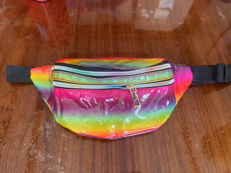 PU kožna torba za pojas za žene, gradski stil, zatvarač, pretinac za telefon, unutarnji džep