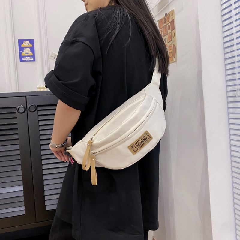 Ženska torba oko struka, gradski minimalistički stil, Oxford tkanina, zatvarač, unutarnji džep za telefon
