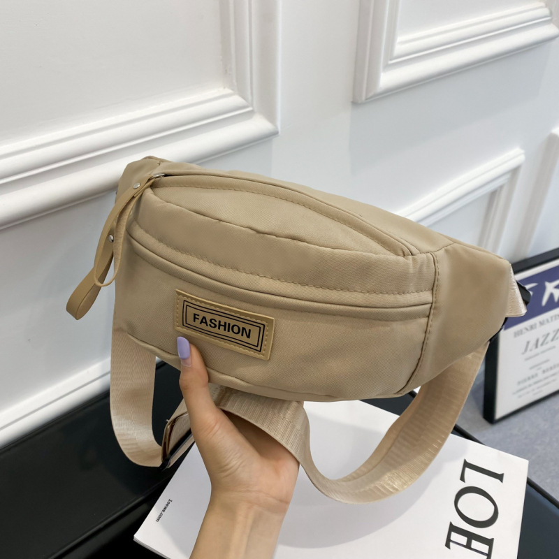 Ženska torba oko struka, gradski minimalistički stil, Oxford tkanina, zatvarač, unutarnji džep za telefon