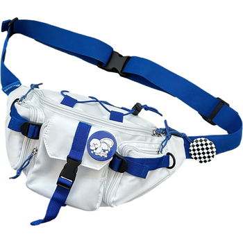 Geantă pentru torace, crossbody și talie — stil street, nylon, căptușeală poliester, fermoar, husă cu capac