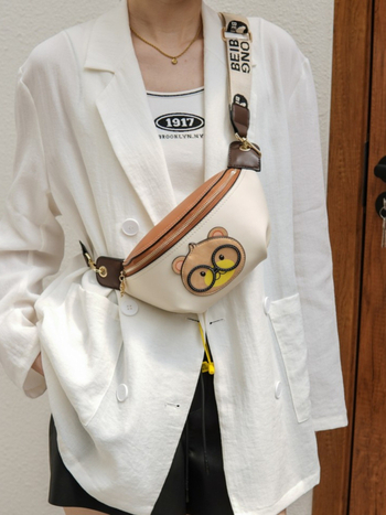 Ženska crossbody torbica za telefon, ulični stil, PU materijal, zatvarač, unutarnja džepica sa zatvaračem, marka GUDID Goodid (Stil: Street trend; Materijal: PU; Otvaranje: Zatvarač; Unutarnji džep: sa zatvaračem; Marka: GUDID Goodid)