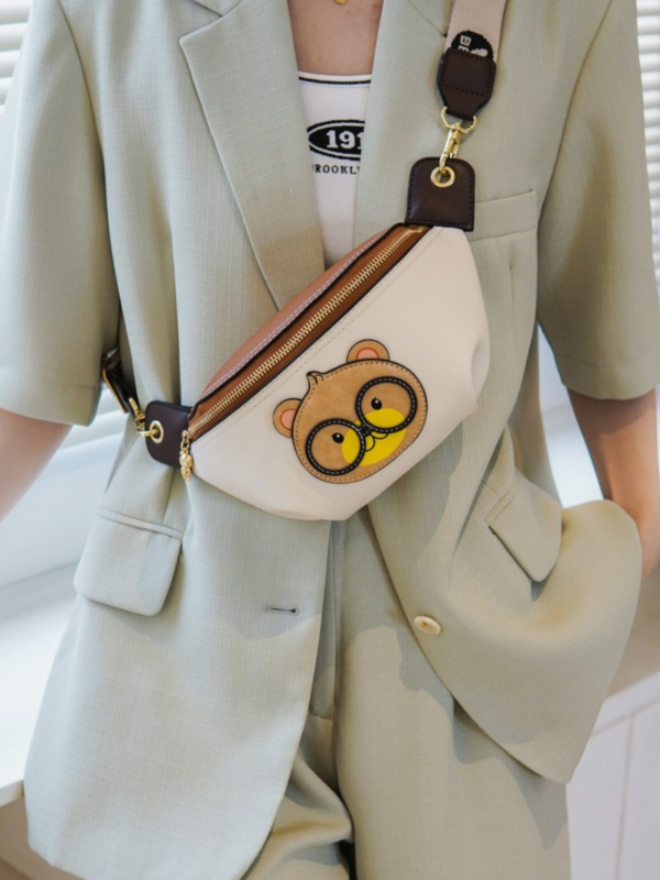 Ženska crossbody torbica za telefon, ulični stil, PU materijal, zatvarač, unutarnja džepica sa zatvaračem, marka GUDID Goodid (Stil: Street trend; Materijal: PU; Otvaranje: Zatvarač; Unutarnji džep: sa zatvaračem; Marka: GUDID Goodid)