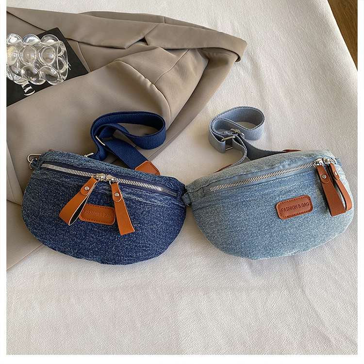 Platnena crossbody torba s zatvaračem, poliester podstava, džep za telefon, vanjski dio s poklopcem