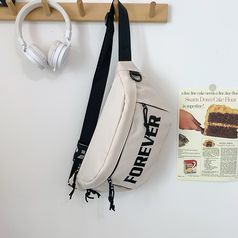 Unisex torba za prsa, vodootporna Oxford tkanina, zatvarač, unutarnji džep s zatvaračem, velika kapaciteta za svakodnevnu upotrebu