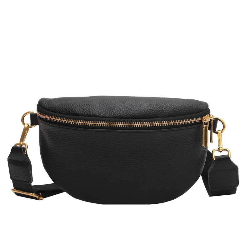 Ženska crossbody torbica u korejskom stilu, gradska jednostavnost; Materijal PU, podstava od poliestera, zatvaranje zatvaračem, unutarnja džep sa zatvaračem
