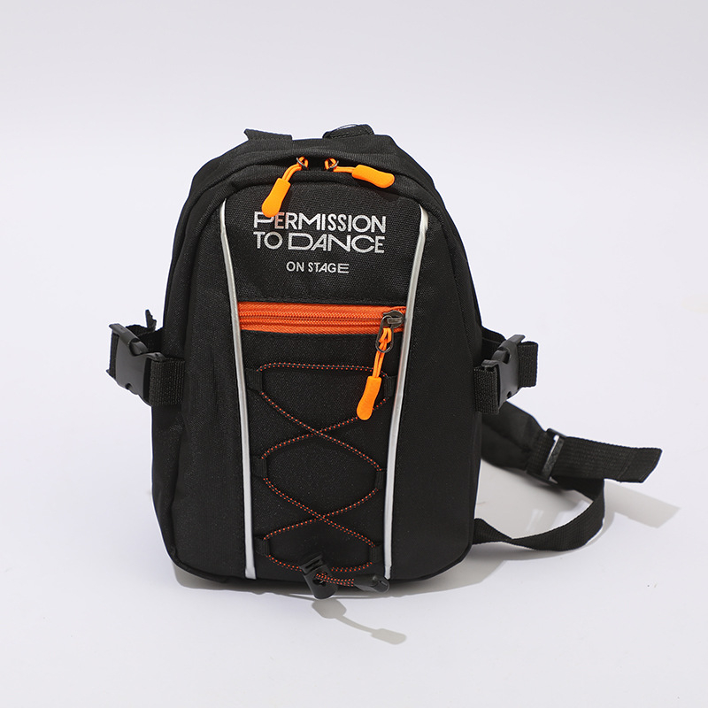 Geantă unisex crossbody/ talie, stil stradal, Oxford, fermoar, buzunar pentru telefon, buzunar intern