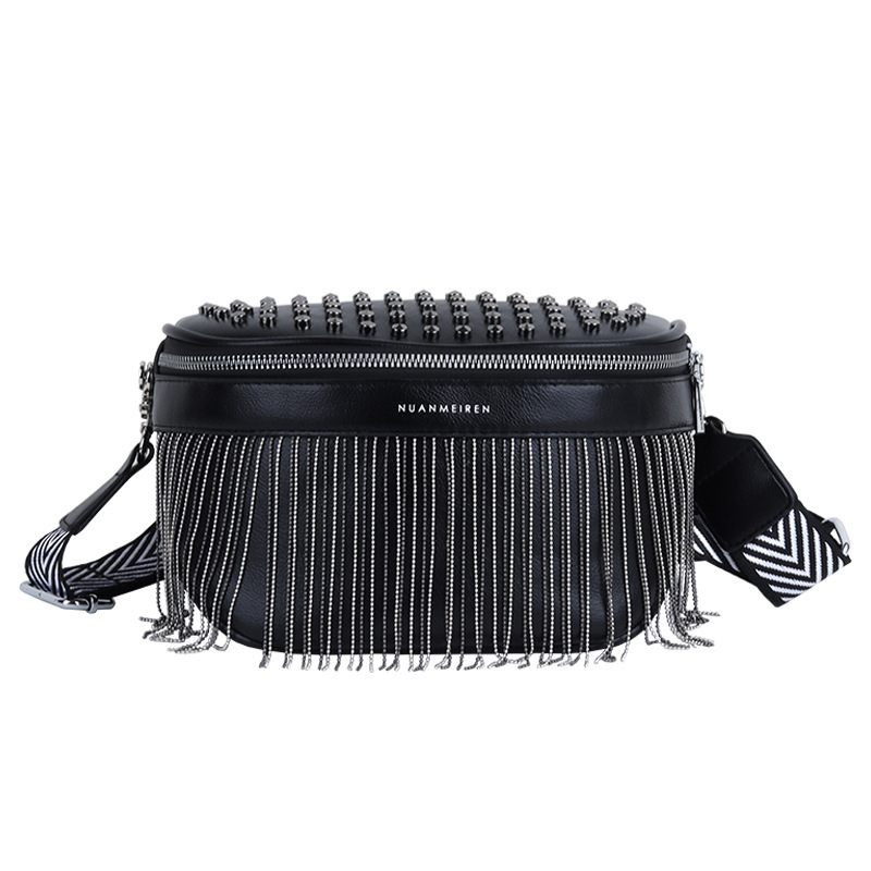 Ai Fashion PU crossbody torba s zatvaračem na zip, poliester podstava, unutarnji džepovi za telefon i ID