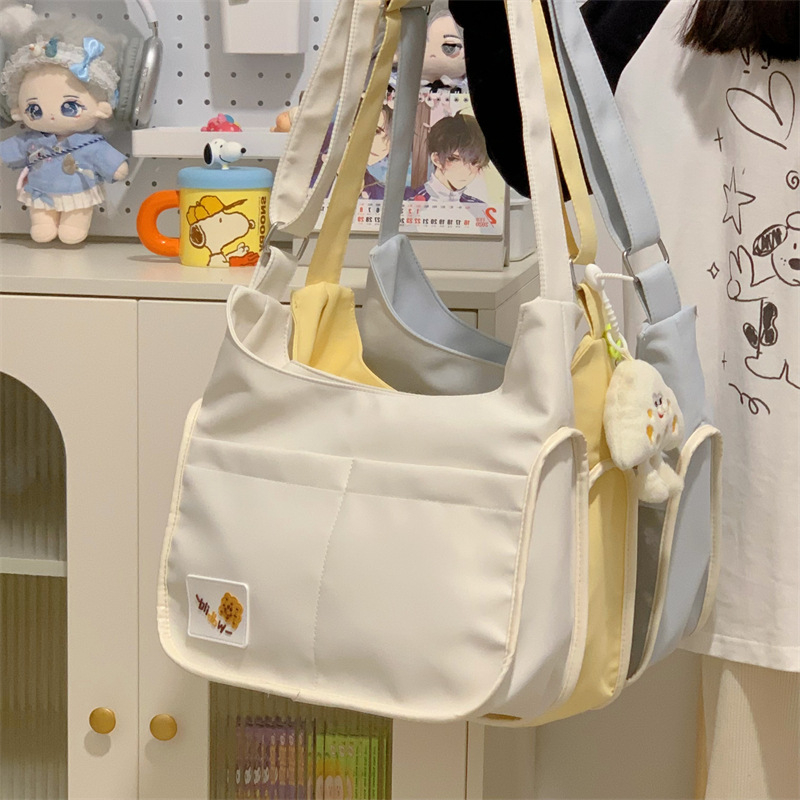 Jedinstvena ženska torba za rame u korejskom stilu s teksturiranom površinom, stilska mini kvadratna crossbody