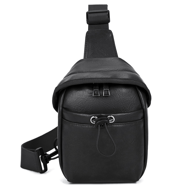 Krossbody torba KAMUANG, unisex stil, PU materijal, zatvaranje na zatvarač