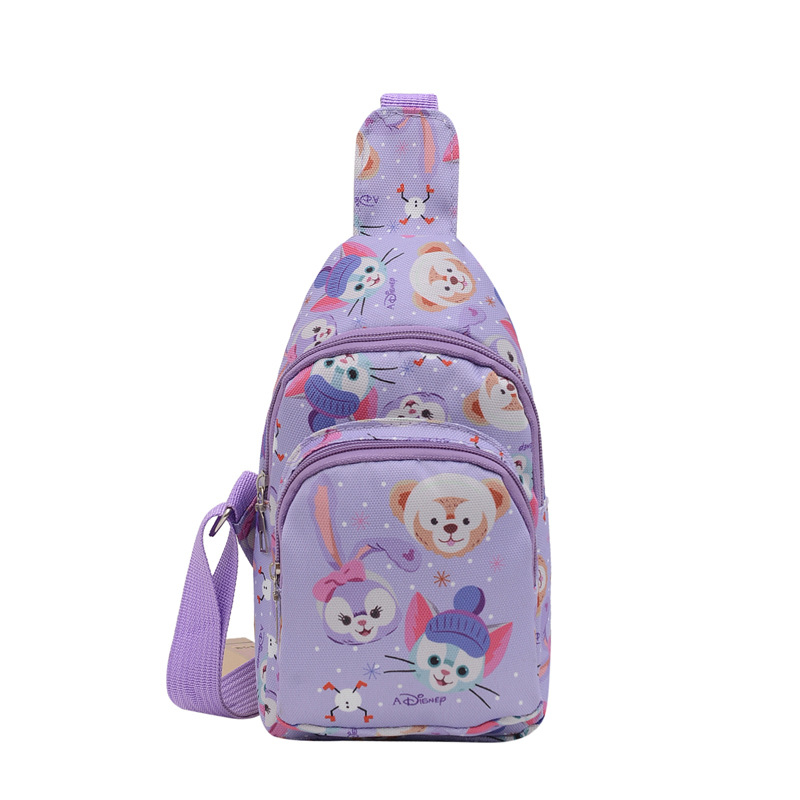Dječja crossbody torba Stellalou, najlon, ovalni oblik, zatvaranje zipom, trodimenzionalna vanjska torba