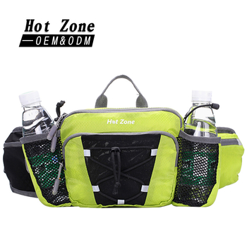 Torba za bok s bocu vode za outdoor sportove, najlon, unisex, vodootporna, prozračna, noćno-reflektirajuća vidljivost (Brand HOT ZONE, Sezona Zima 2025)