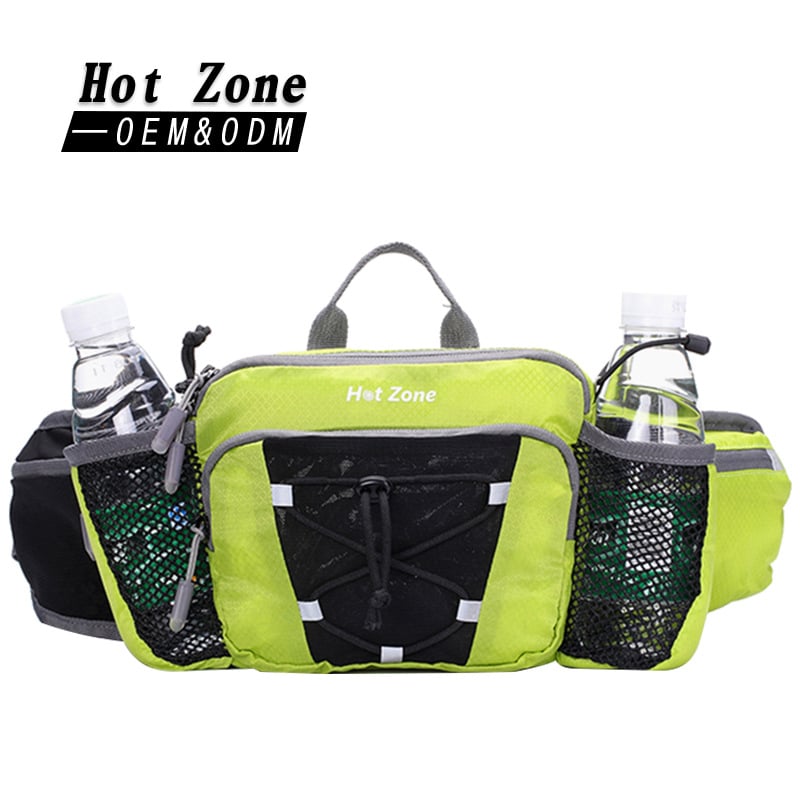 Torba za bok s bocu vode za outdoor sportove, najlon, unisex, vodootporna, prozračna, noćno-reflektirajuća vidljivost (Brand HOT ZONE, Sezona Zima 2025)