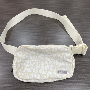Torba za struk u Lulu stilu – mini sportska torba za trčanje i vožnju biciklom, vodootporan najlon, leopard uzorak, casual dizajn