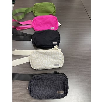 Torba za struk u Lulu stilu – mini sportska torba za trčanje i vožnju biciklom, vodootporan najlon, leopard uzorak, casual dizajn