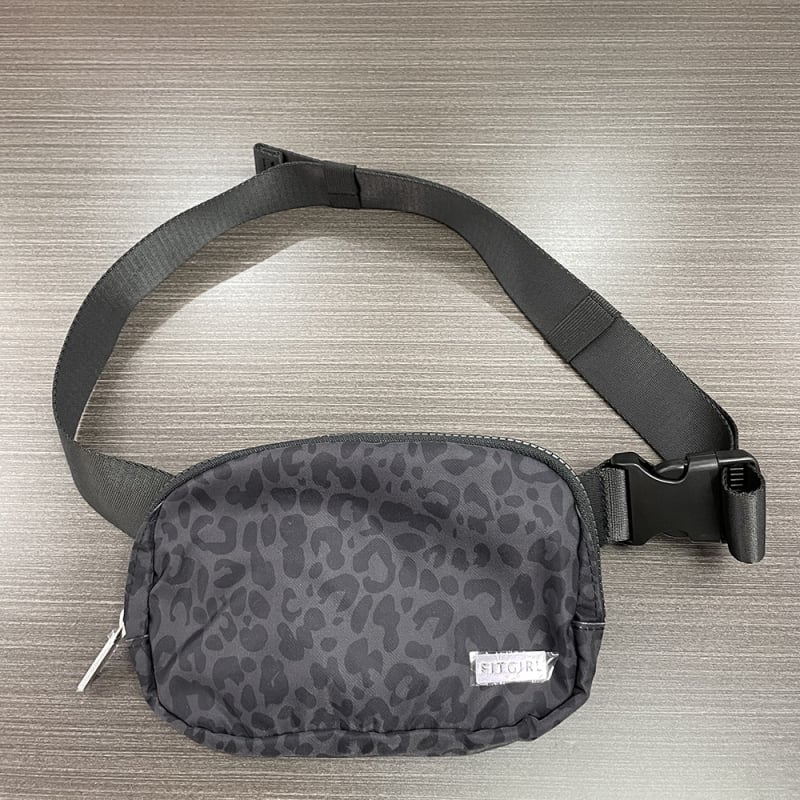 Torba za struk u Lulu stilu – mini sportska torba za trčanje i vožnju biciklom, vodootporan najlon, leopard uzorak, casual dizajn