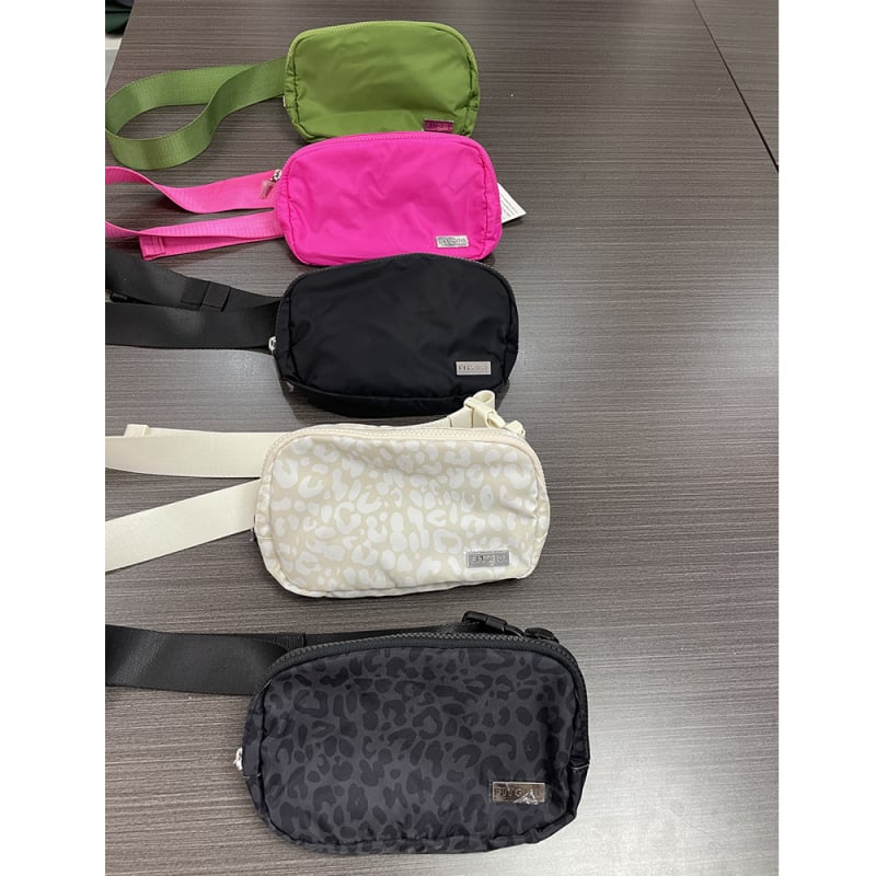 Torba za struk u Lulu stilu – mini sportska torba za trčanje i vožnju biciklom, vodootporan najlon, leopard uzorak, casual dizajn