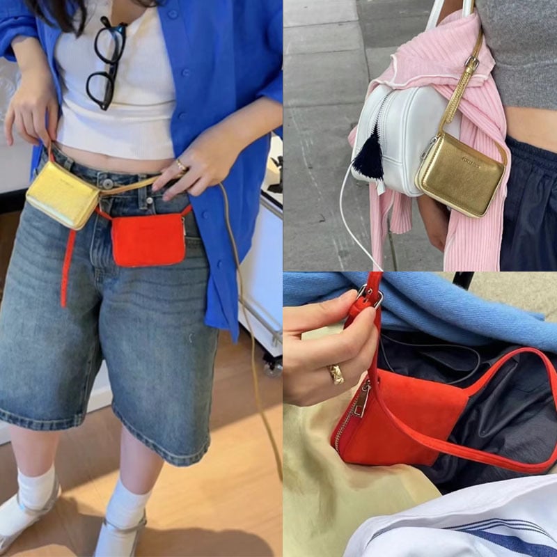 Ulična stil PU crossbody torba sa zatvaračem, džep za ID karticu, proljeće 2024, PU podstava, trodimenzionalna vanjska torba