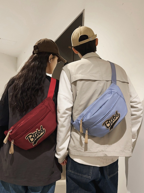 Nylon crossbody torba za svakodnevnu upotrebu – ulični stil (nylon • podstava od poliestera • zatvarač • džep za telefon)