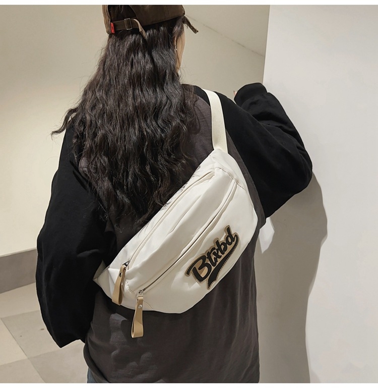 Nylon crossbody torba za svakodnevnu upotrebu – ulični stil (nylon • podstava od poliestera • zatvarač • džep za telefon)