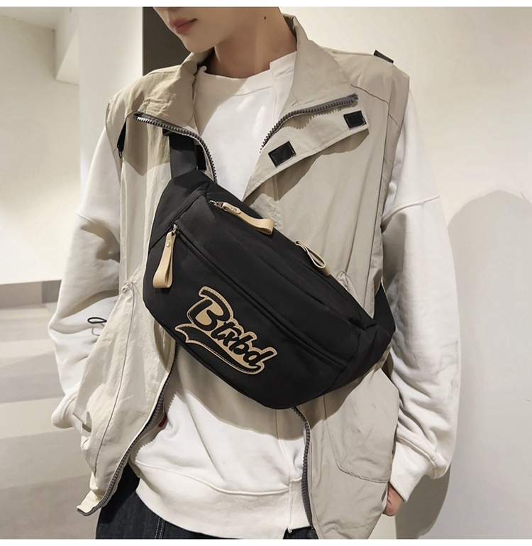 Nylon crossbody torba za svakodnevnu upotrebu – ulični stil (nylon • podstava od poliestera • zatvarač • džep za telefon)