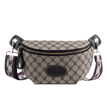 PU torba za prsa s crossbody remenom, gradski stil, zatvaranje na zip i unutarnji džep na zip, mekana konstrukcija