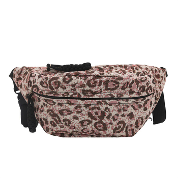 Ženska leopard print crossbody torba – gradski stil jednostavnosti (Materijal: najlon; Otvaranje: zip; Džep za telefon; Unutarnji džep)