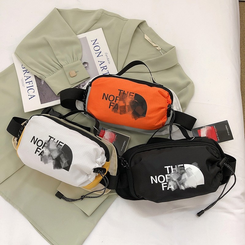 Nylon crossbody torba za pojas s zatvaračem, 3D vanjski dizajn, skriveni džep sa zipom, gradski minimalistički stil, proljeće 2025