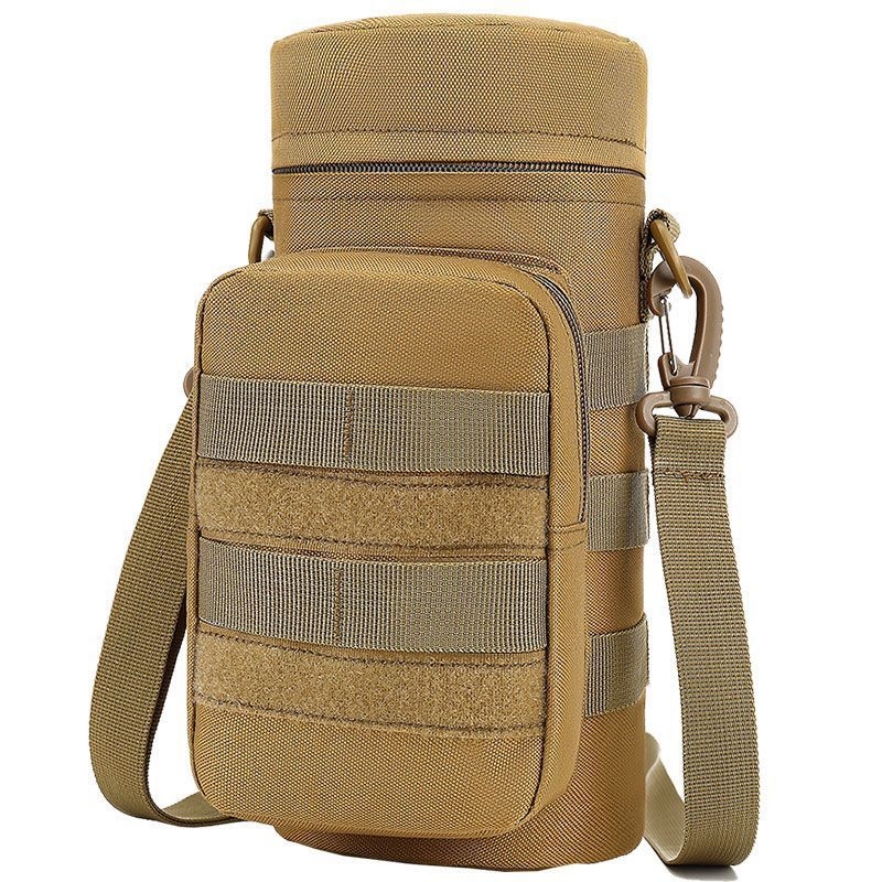 Vanjska torbica za bocu s izolacijskim držačem za čašu — višefunkcionalna preko ramena i pojasa, velika kapaciteta, Oxford tkanina