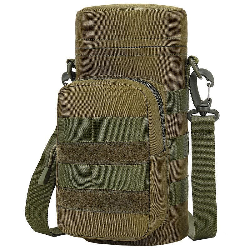 Vanjska torbica za bocu s izolacijskim držačem za čašu — višefunkcionalna preko ramena i pojasa, velika kapaciteta, Oxford tkanina