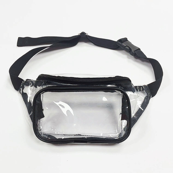 Prozirna PVC pojasna torba – vodootporna, ultralaka, antibakterijska; unisex, za vanjske sportove