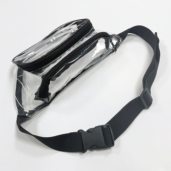 Prozirna PVC pojasna torba – vodootporna, ultralaka, antibakterijska; unisex, za vanjske sportove
