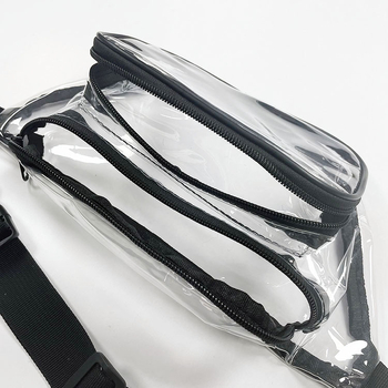 Prozirna PVC pojasna torba – vodootporna, ultralaka, antibakterijska; unisex, za vanjske sportove
