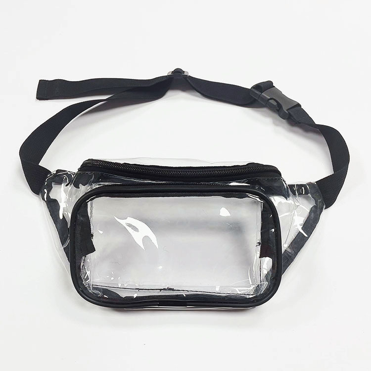 Prozirna PVC pojasna torba – vodootporna, ultralaka, antibakterijska; unisex, za vanjske sportove