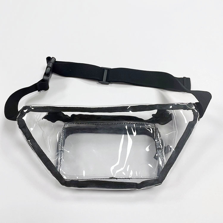 Prozirna PVC pojasna torba – vodootporna, ultralaka, antibakterijska; unisex, za vanjske sportove