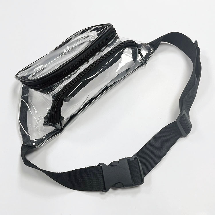 Prozirna PVC pojasna torba – vodootporna, ultralaka, antibakterijska; unisex, za vanjske sportove