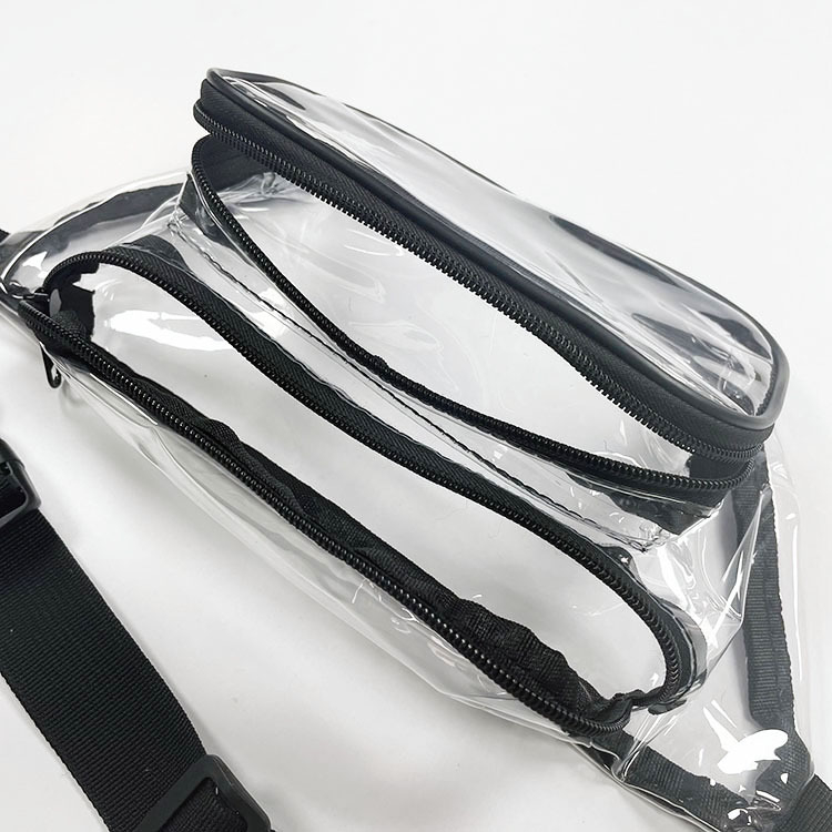 Prozirna PVC pojasna torba – vodootporna, ultralaka, antibakterijska; unisex, za vanjske sportove