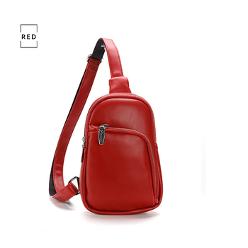 Ženska crossbody torba za pojas – PU materijal, gradski stil, poliester podstava, zatvarač, unutarnji džep sa zatvaračem i džep za mobitel.