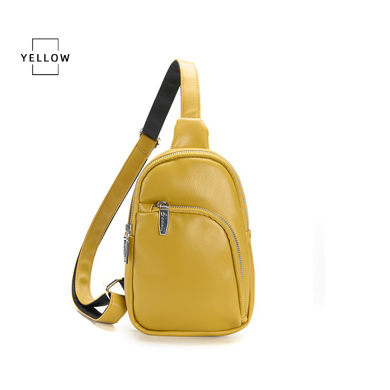Ženska crossbody torba za pojas – PU materijal, gradski stil, poliester podstava, zatvarač, unutarnji džep sa zatvaračem i džep za mobitel.