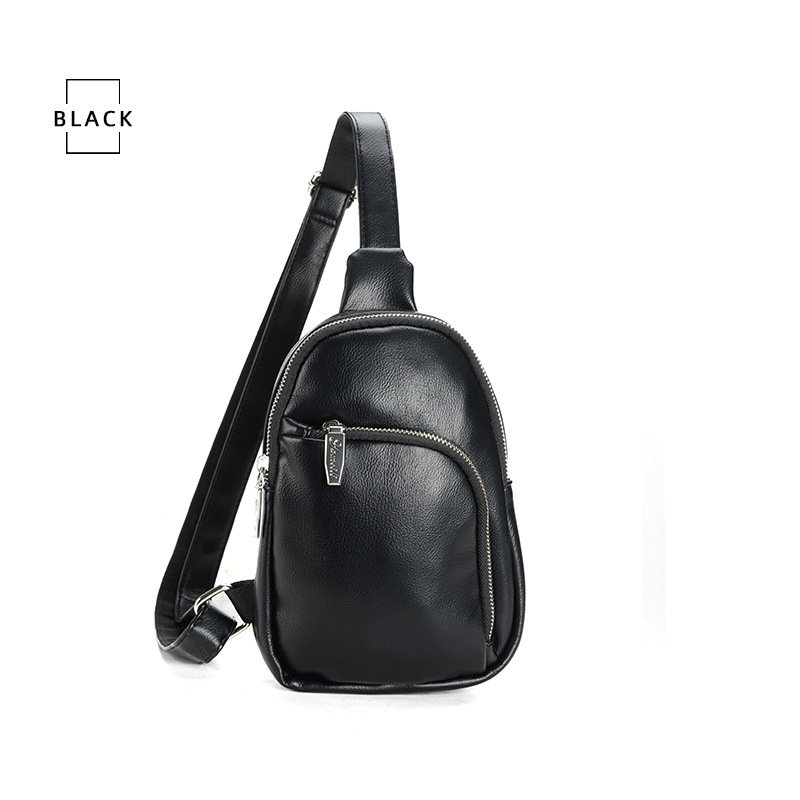 Ženska crossbody torba za pojas – PU materijal, gradski stil, poliester podstava, zatvarač, unutarnji džep sa zatvaračem i džep za mobitel.